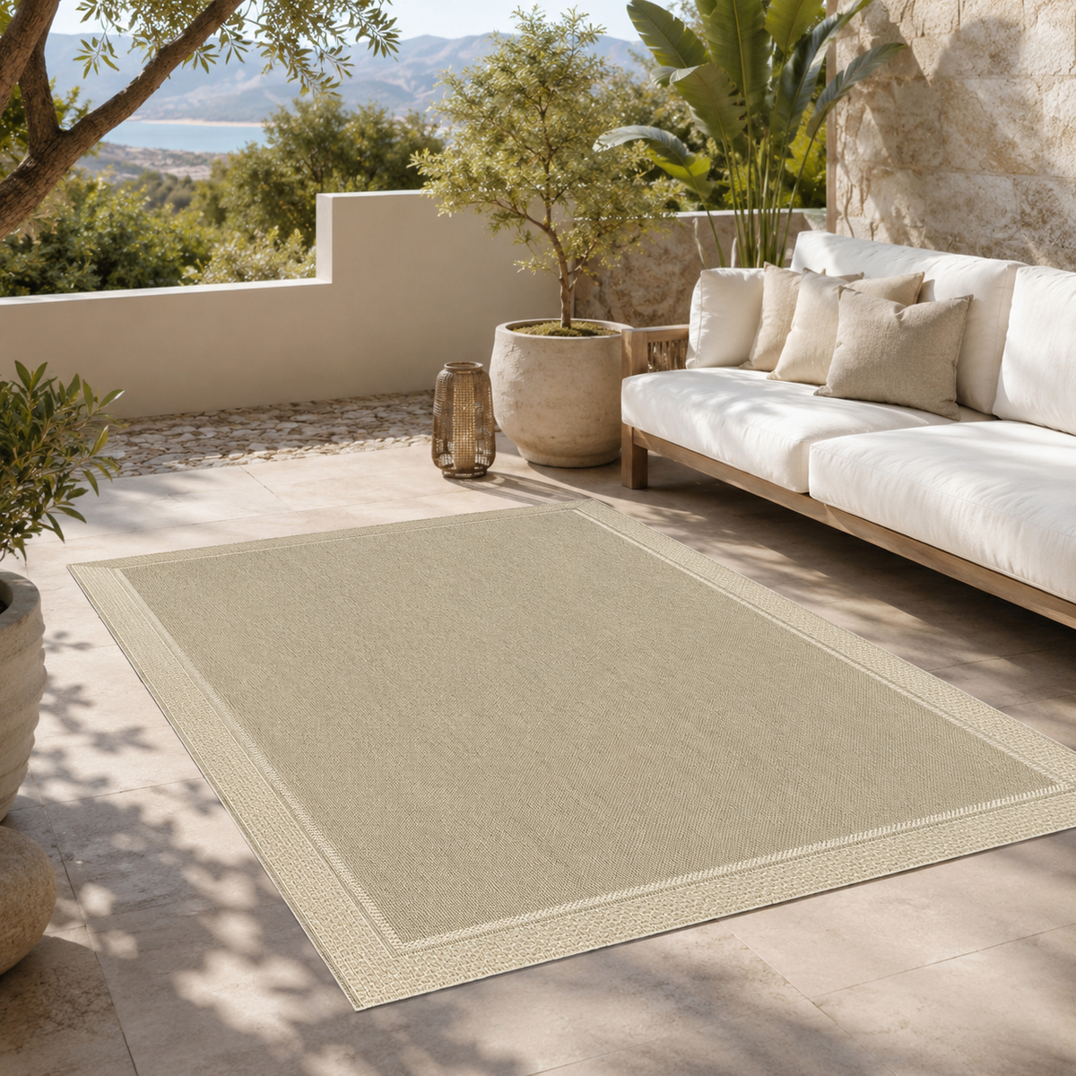 Tapis Extérieur Beige Sable - Arido