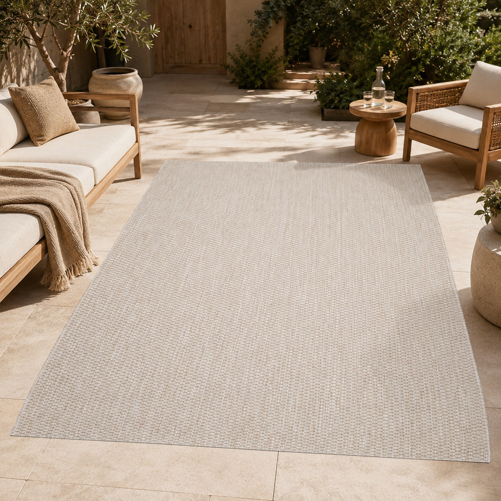 Tapis Extérieur Beige Naturel - Soléa