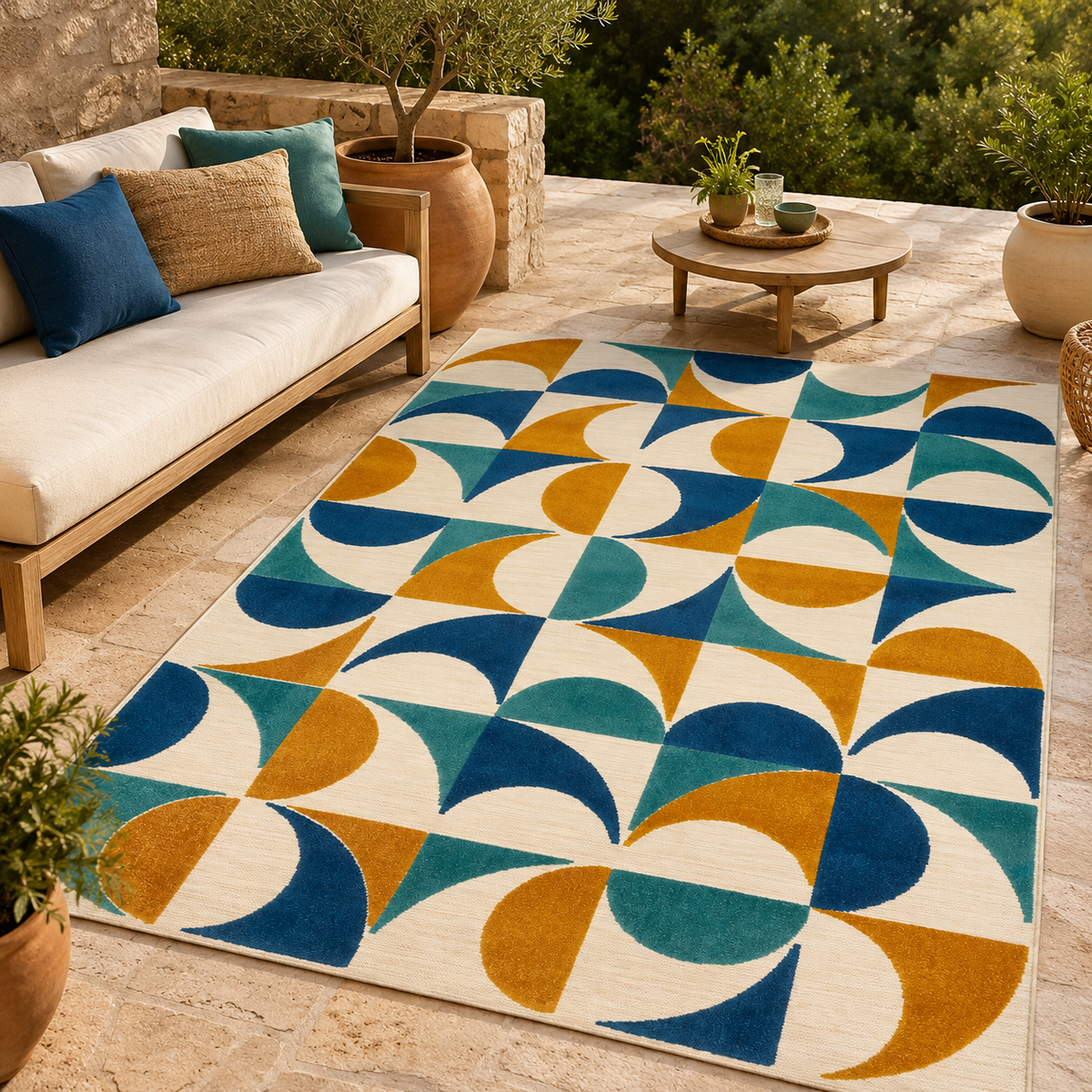 Tapis Extérieur Multicolore - Estiva