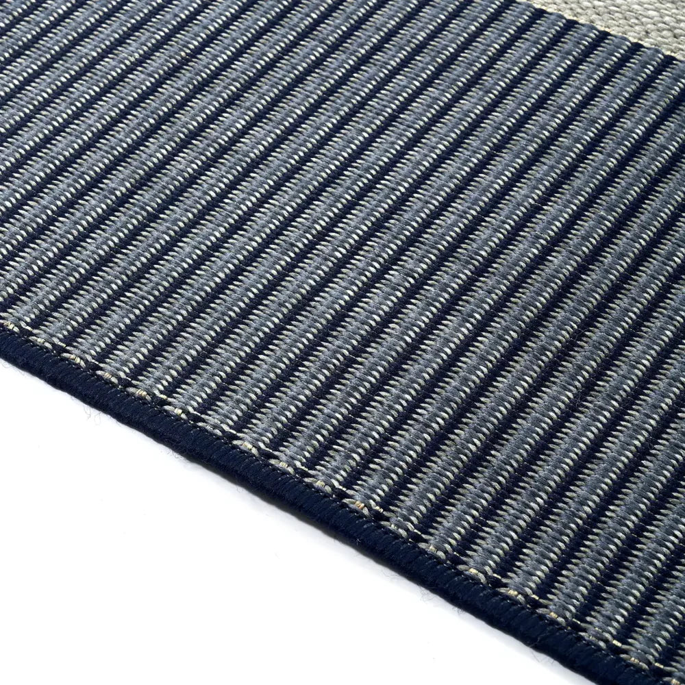 Tapis Extérieur Bleu & Gris - Mareo