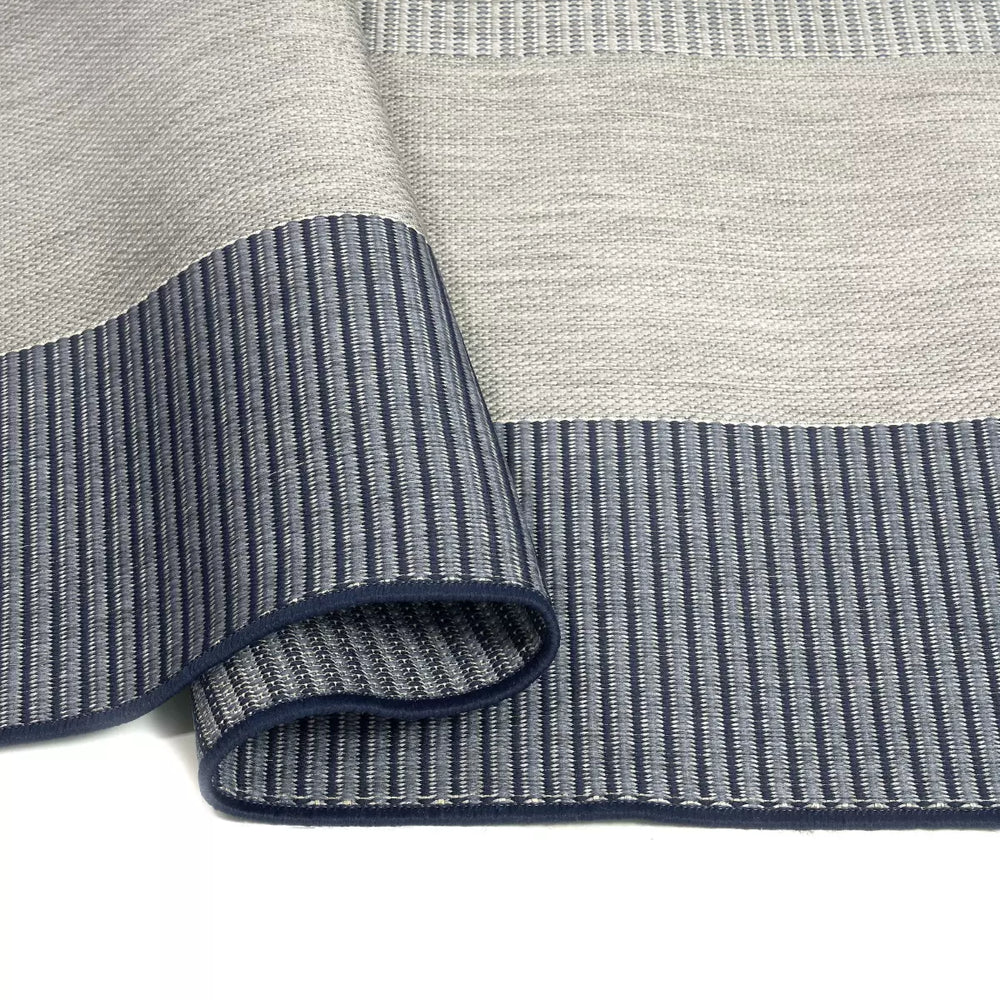 Tapis Extérieur Bleu & Gris - Mareo