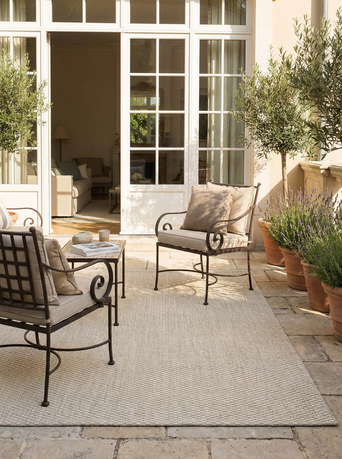 Tapis Extérieur Beige Naturel - Soléa