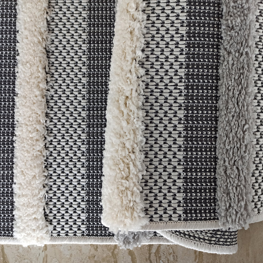 Tapis Extérieur Bohème Gris - Tavola