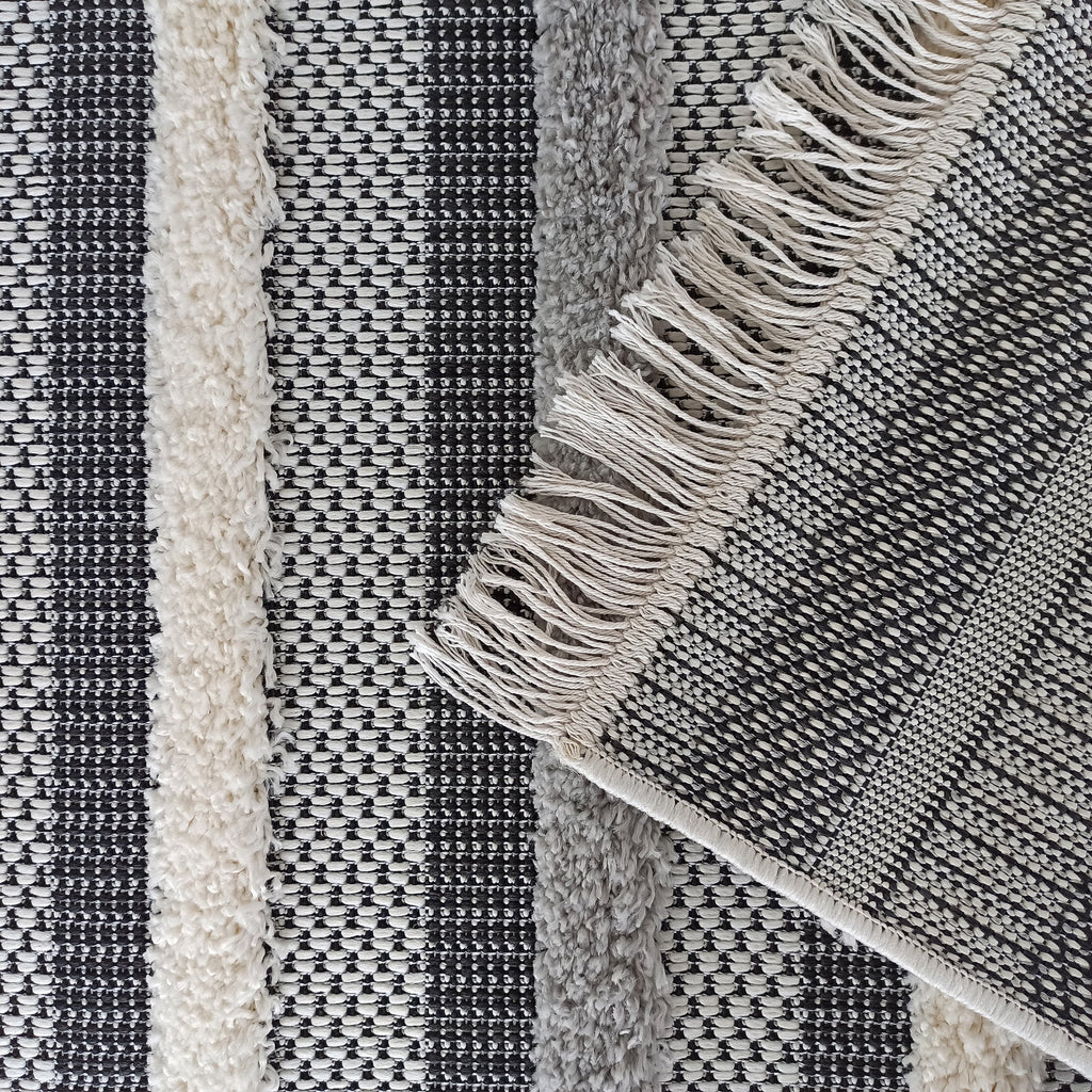 Tapis Extérieur Bohème Gris - Tavola