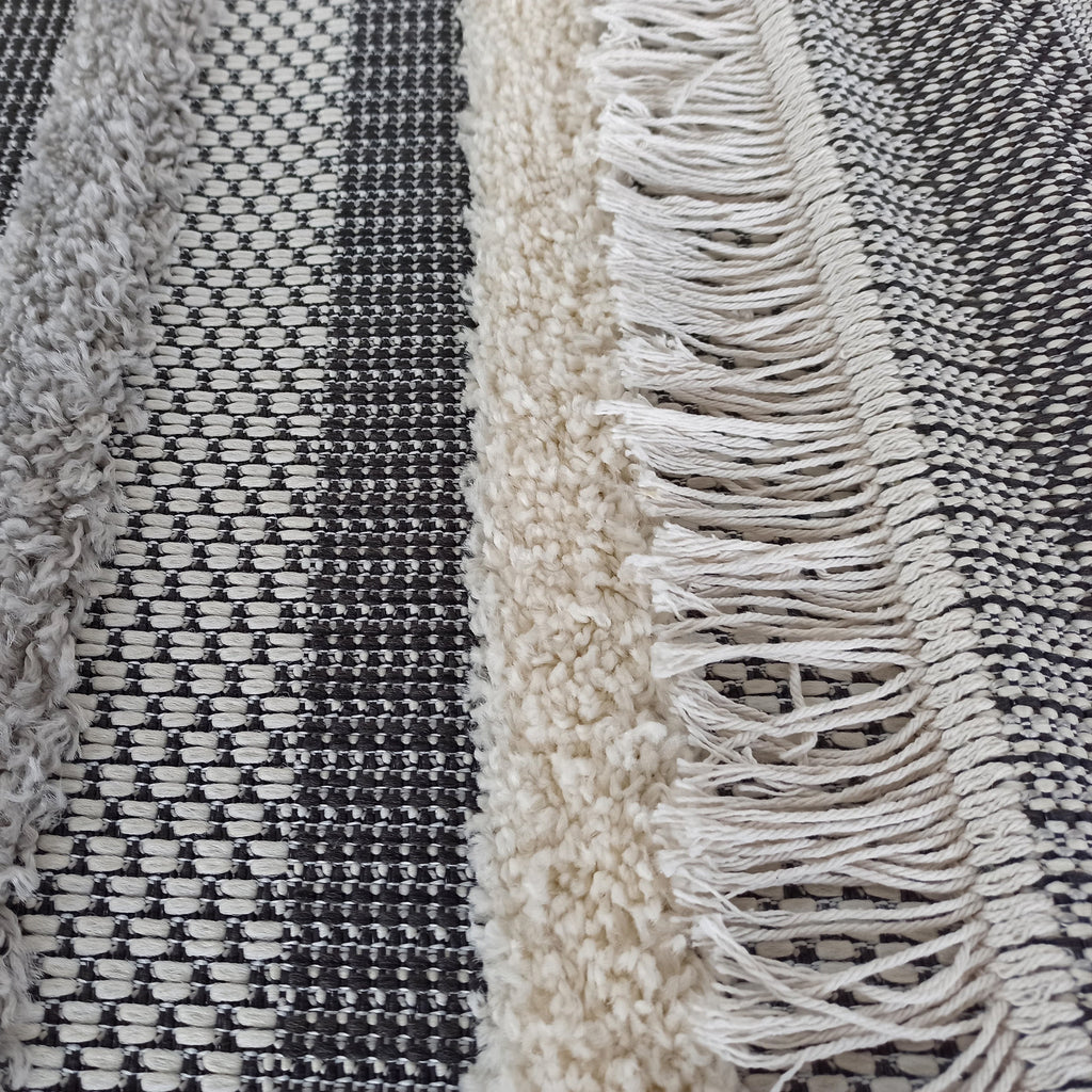 Tapis Extérieur Bohème Gris - Tavola