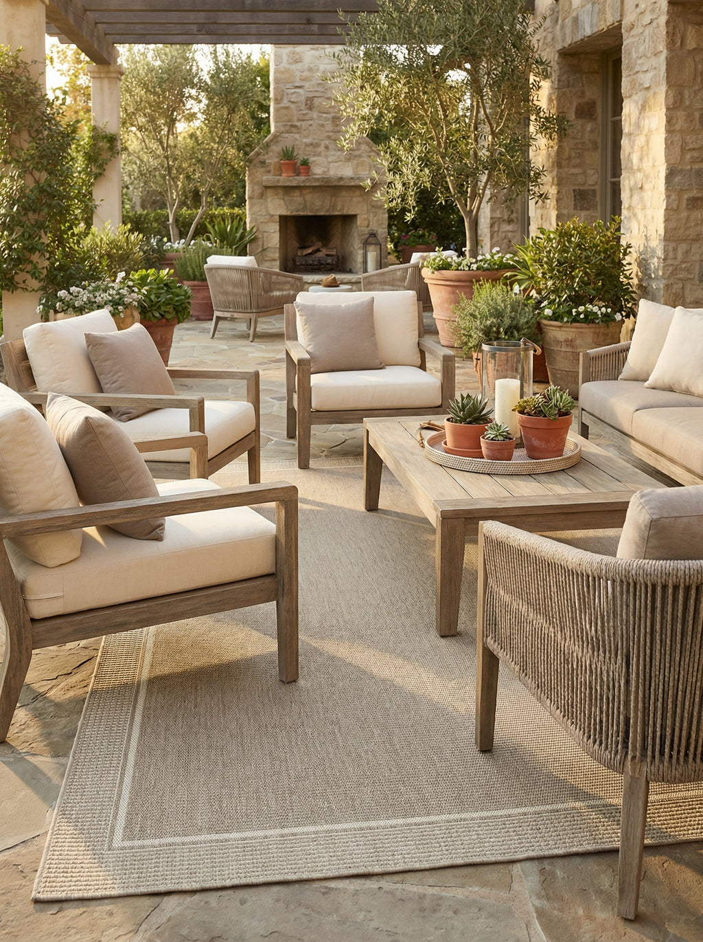 Tapis Extérieur Beige Sable - Arido