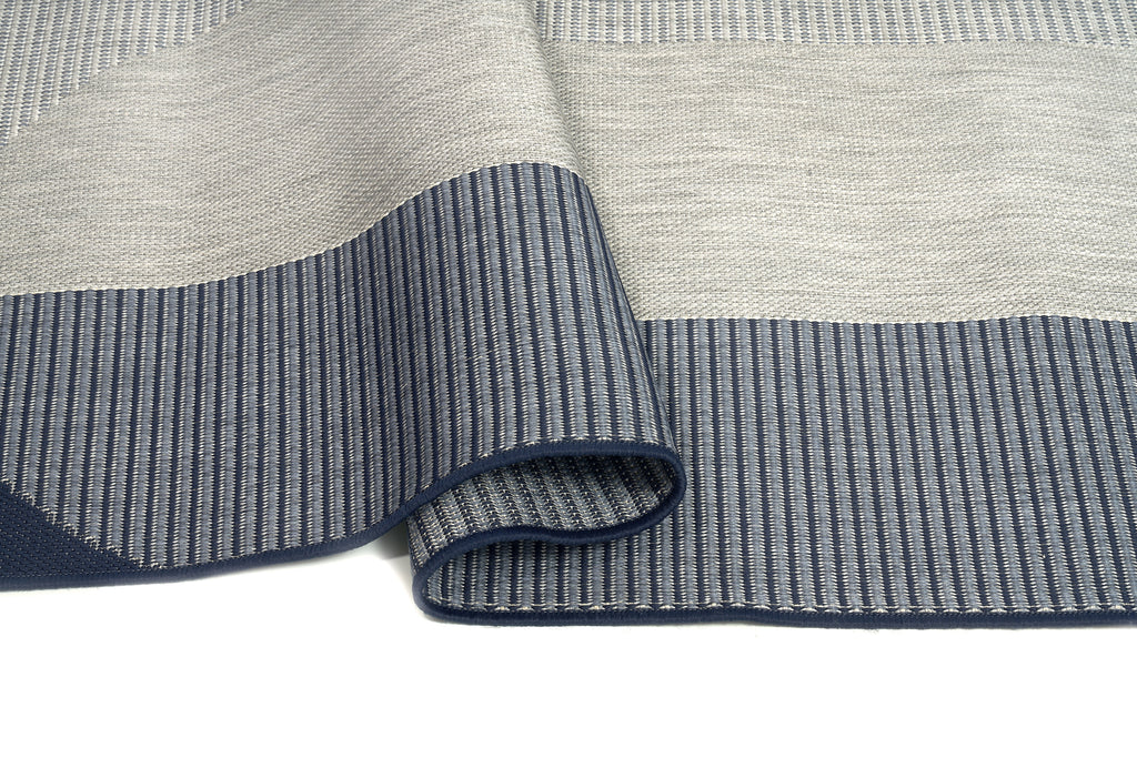 Tapis Extérieur Bleu & Gris - Mareo